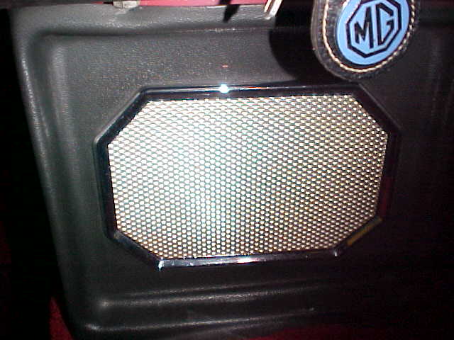 Early MGB speaker grille cloth