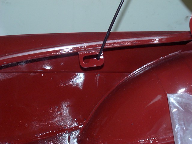 Early MGB Boot Rod Support