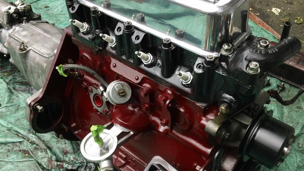 MGB Engine Rebuild Maroon