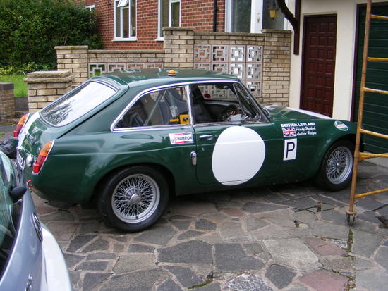1971 MG MGB GT DLP 692J Replica of works car'RMO' I was given the car